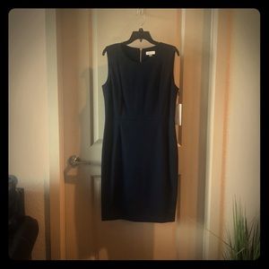 Navy Calvin Klein work dress